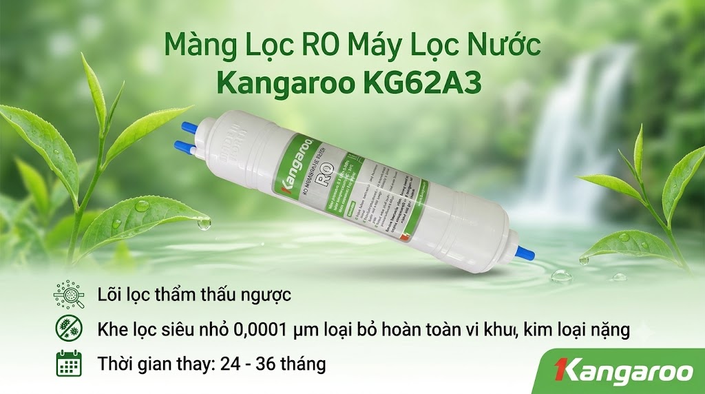 Máy lọc nước nóng lạnh Kangaroo KG62A3